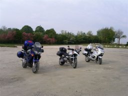 Baie de Somme 2005 - Les brêles sur la plage